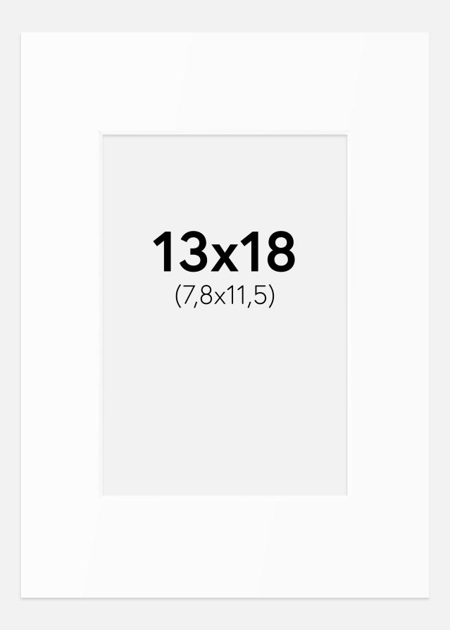 Paspartȗ Beli Standard (Belo Jedro) 13x18 cm (7,8x11,5)