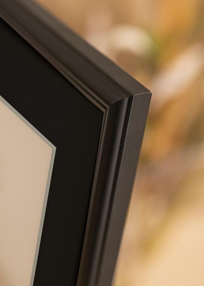Okvir Siljan Črna 60x60 cm - Paspartŭ Črna 50x50 cm