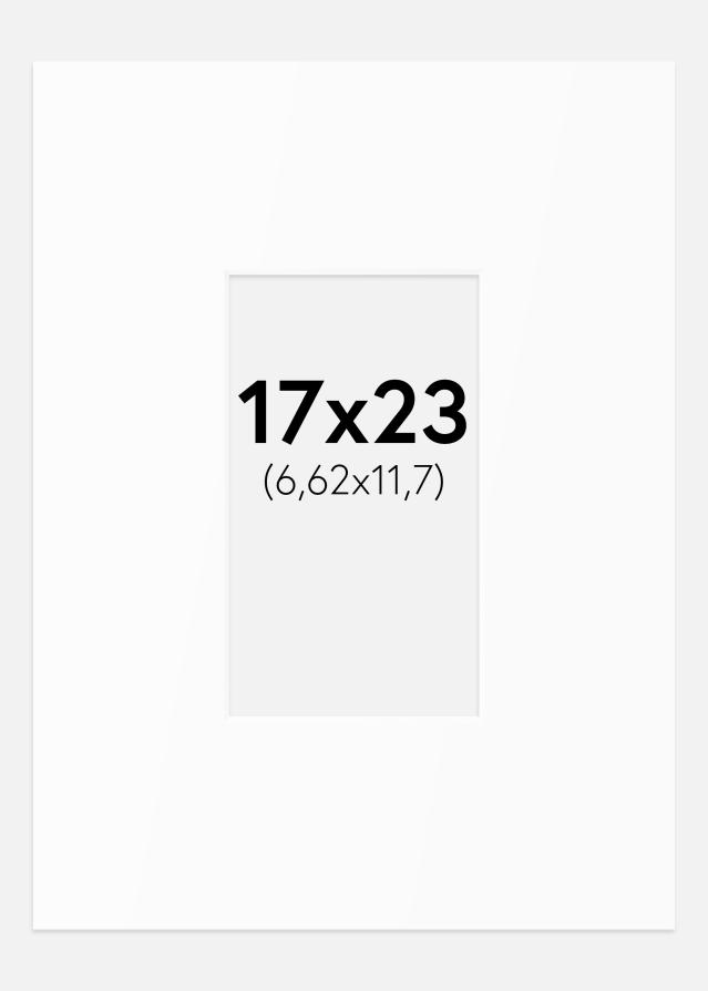 Paspartȗ Beli Standard (Belo Jedro) 17x23 cm (6,62x11,7)