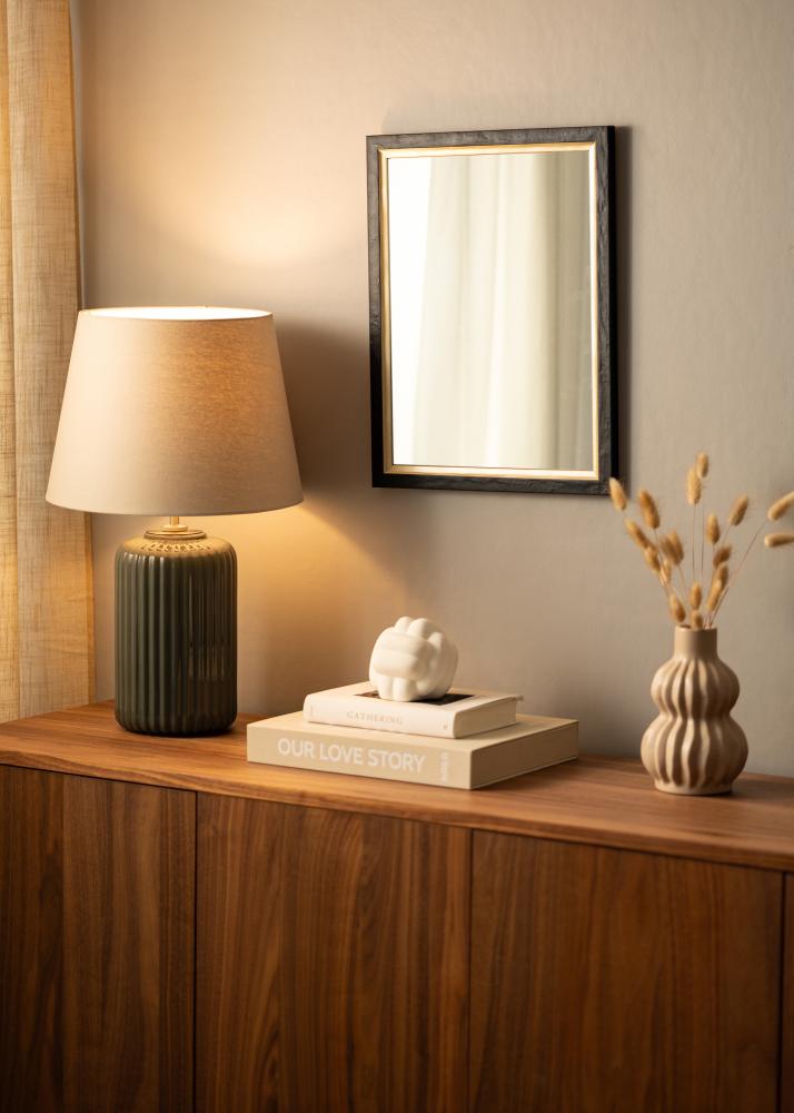 Ogledalo Leonie Črna - Lastne mere