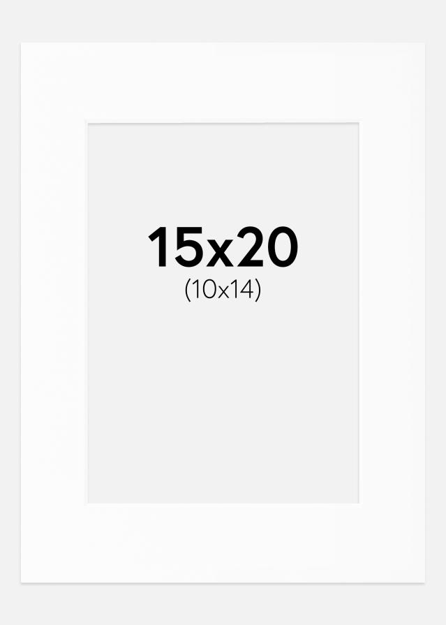 Paspartŭ Bela Standarden Bel notranji rob 15x20 cm (10x14)