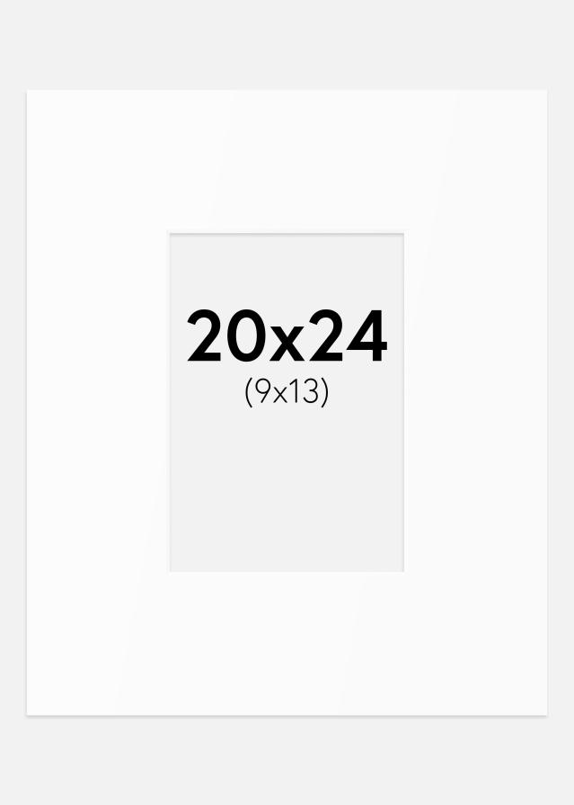 Paspartȗ Beli Standard (Belo Jedro) 20x24 cm (9x13)