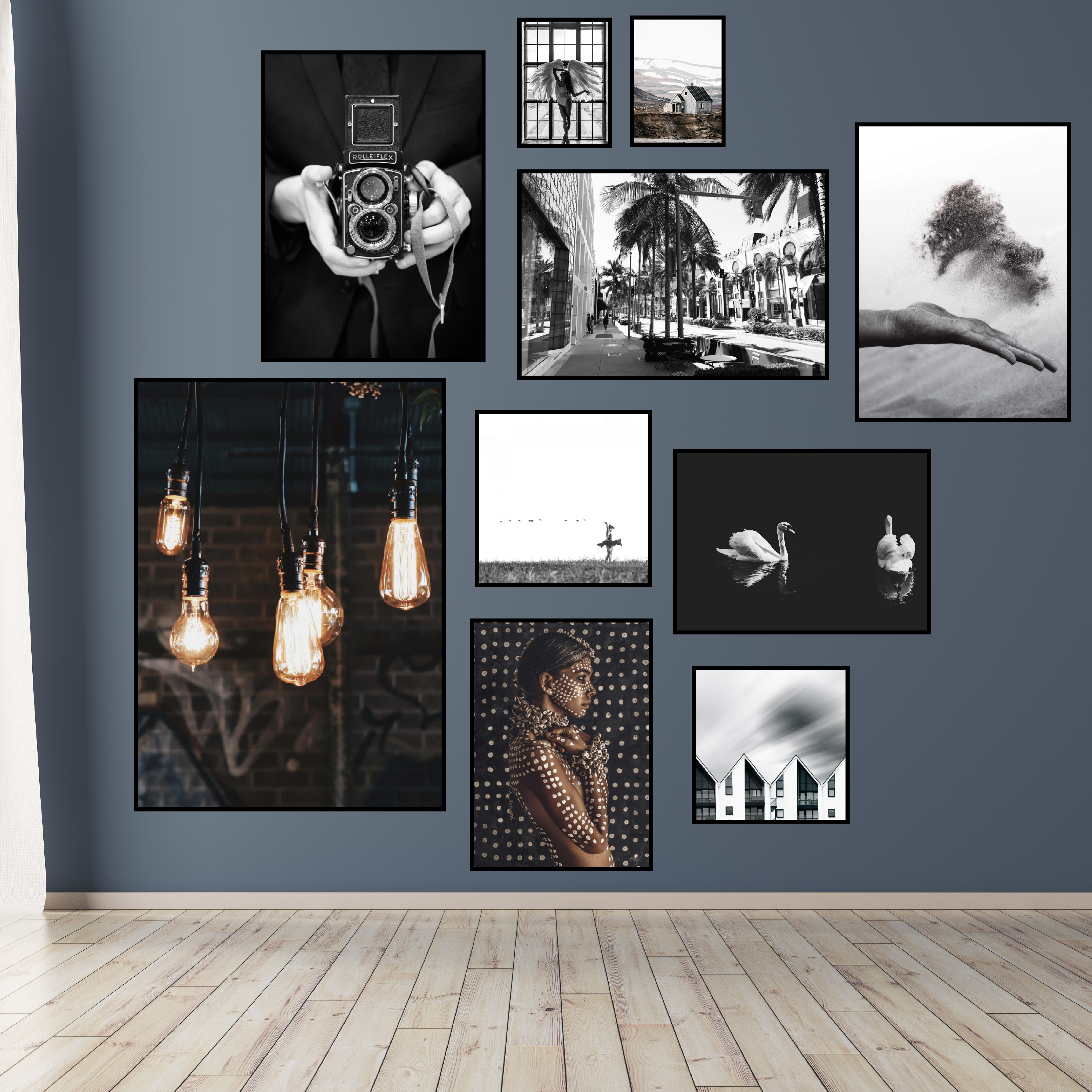 Stenska galerija od tal do stropa