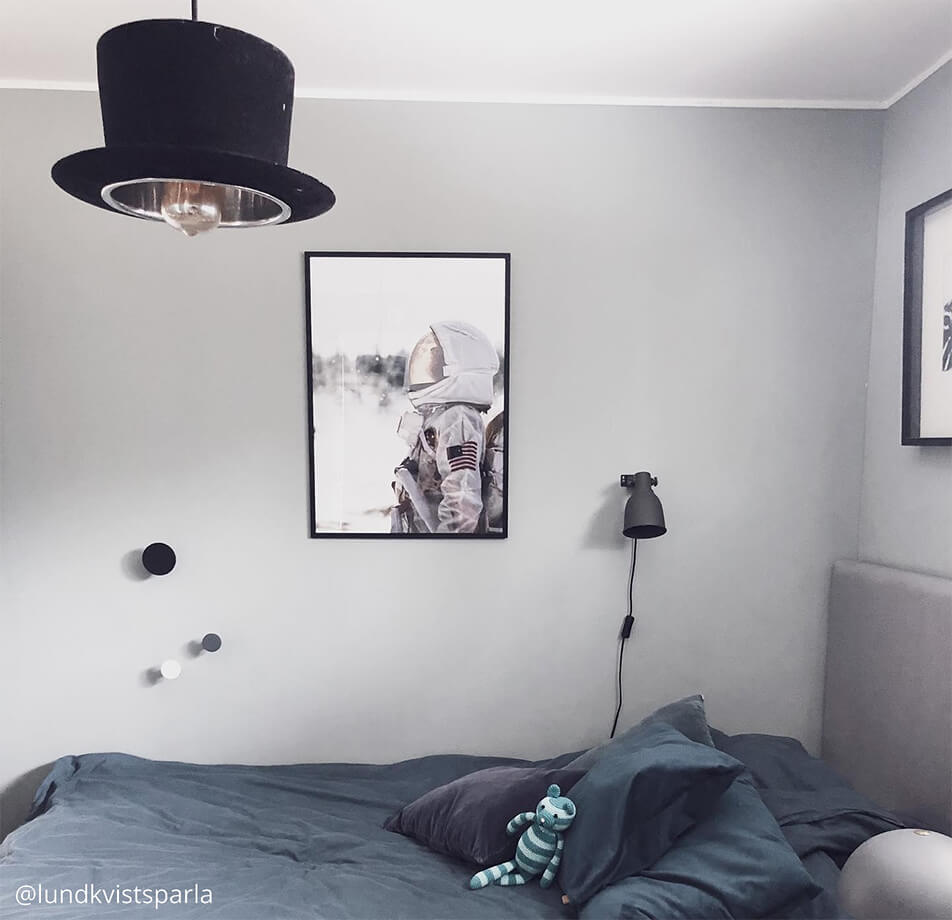 Otroška soba - plakat z astronavtom