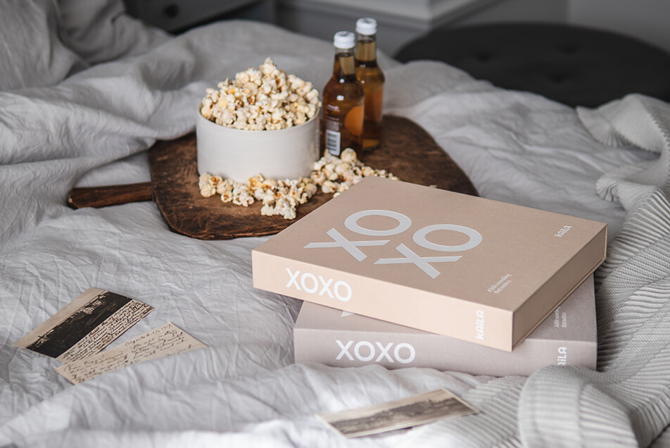 Foto album v prijetni spalnici