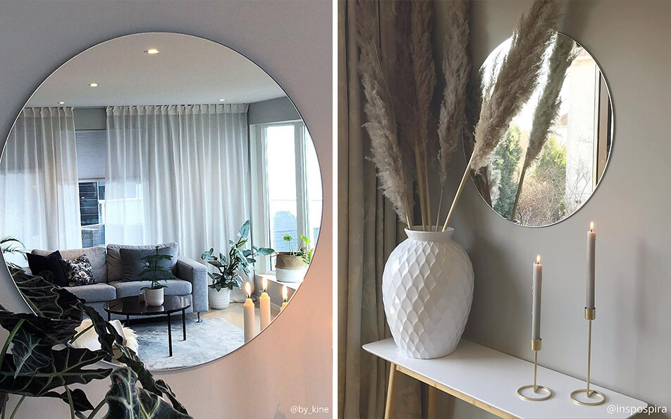 Krožna ogledala - odblesk svetlobe ogledalo