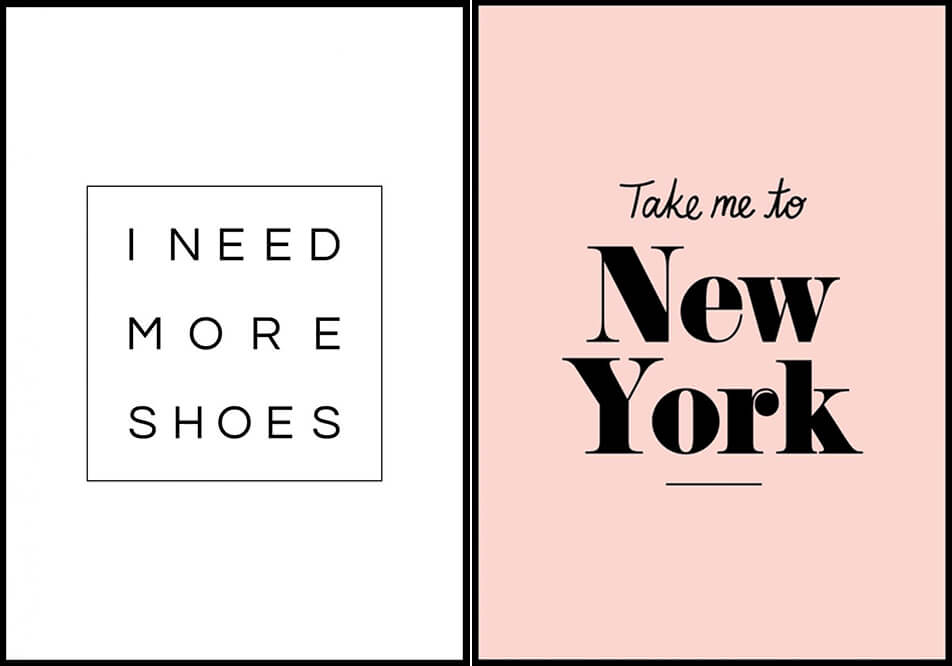 Plakati z citati - tekstovni plakati