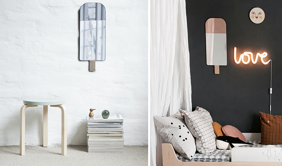 Ice Cream Mirror - ogledalo v obliki sladoleda