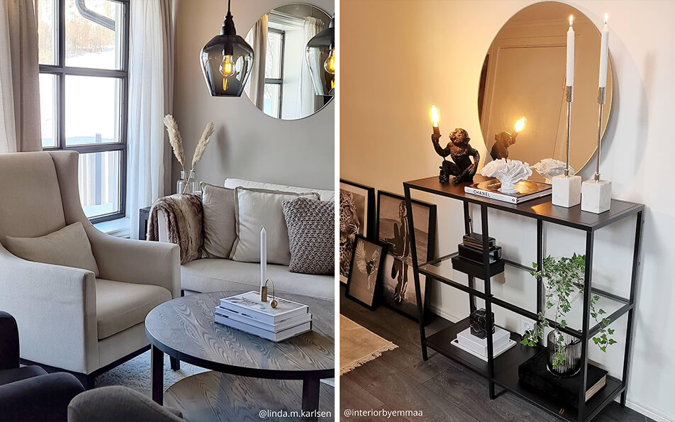 Krožna ogledala - lepe svetilke