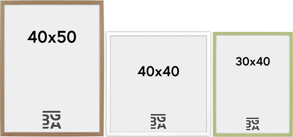 Hrastov okvir, beli okvir, zeleni okvir