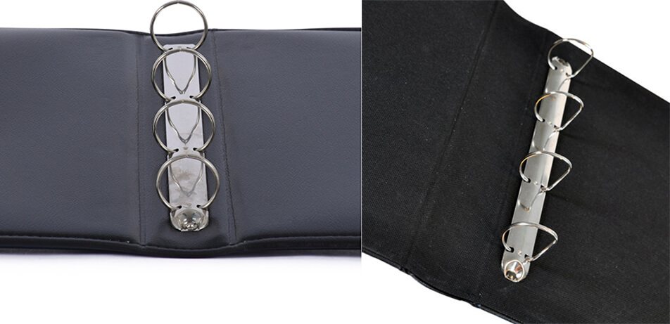 Črni obročni albumi - fotoalbum z obročnim mehanizmom