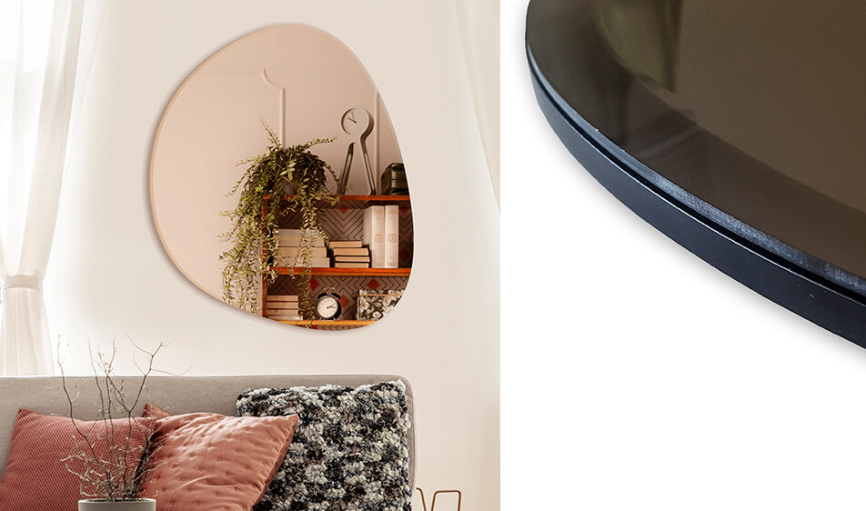 Ogledalo v roza zlati - edinstveno ogledalo