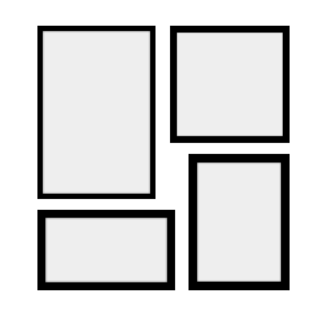 Usklajena stenska galerija 4 slike